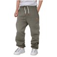 thumbnail image 2 of Coerni Boys Cargo Pants Kids Elastic Waist Casual Athletic Jogger Sweatpants Open Bottom Baggy Pants with Pockets 3-12 Years, 2 of 4