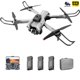 thumbnail image 1 of Drone FPV plegable 4K HD de doble lente para adultos principiantes (batería gris3) Likrtyny Para estrenar, 1 of 9