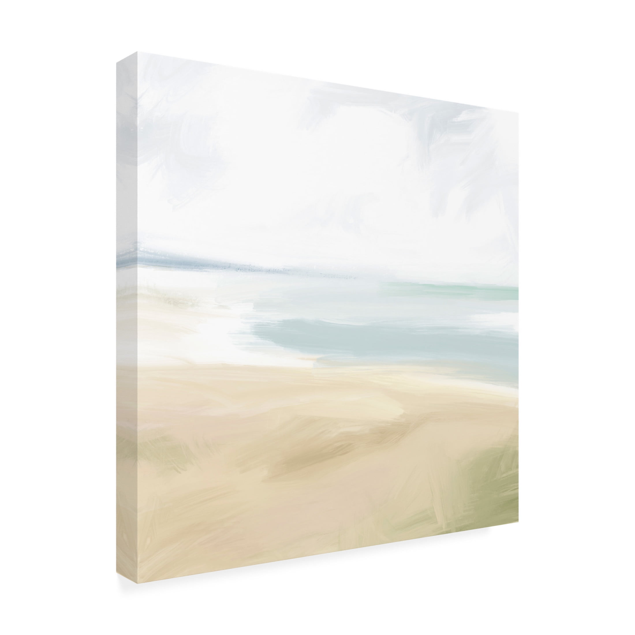 Trademark Fine Art Victoria Barnes  Minimal Beach Tones II Canvas Wall Art