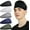 Gray, Green, White, Blue, Black, variant on ZHUYING Sports Headbands for Men (5 Pack),Moisture Wicking Workout Headband, Sweatband Headbands for Running,Cycling,Football,Yoga,Hairband for Women and Men