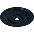thumbnail image 3 of Ekena Millwork 26 1/2"OD x 3 5/8"ID x 1 1/2"P Jefferson Ceiling Medallion (Fits Canopies up to 5"), Hand-Painted Midnight Dream, 3 of 6