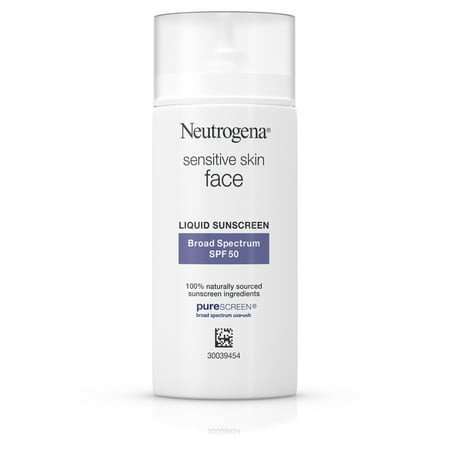 Neutrogena Face Sunscreen for Sensitive Skin SPF 50, 1.4 fl. (Best Sunscreen For Oily Skin 2019)