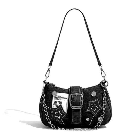 Women's Canvas Fashion Shoulder Bag with Large Capacity for Daily Commuting and Work