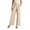 Bronze, variant on Dress Pants for Women, High Waisted Wide Leg Lightweight Tailored Premium Fabric Pants Womens Casual With Pockets Beige