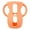 Orange, variant on Silicone Baby Bottle Sleeve - Compatible with Avent, Ergonomic Handle & Anti-Breakage - Protector for 240ml Glass Bottles