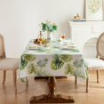 thumbnail image 3 of Tropical Style Tablecloth Anti-Slip, Heat-Resistant, Wear-Resistant Polyester Rectangular Table Cover for Party, Coffee Table, Restaurant,60x84 Inch, 3 of 7