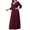Wine, variant on Rciityk Women's Summer Maxi Dress Spring Casual Boho V Neck Split Beach Long Flowy Dresses Trendy Beach Long Dresses
