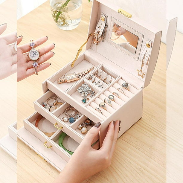 Vlando - Organizador Pequeño Para Joyero, Alacenaiento De Joyas De