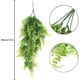 thumbnail image 3 of 2 Plantas colgantes de plástico de 80 cm para colgar, plantas de vid, hojas verdes persas, verde falso para el hogar, boda, jardín, decoración de pared al aire libre, plástico, verde,, 3 of 7