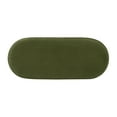 thumbnail image 2 of Jennifer Taylor Home Serena 38" Oval Storage Bench Ottoman, Olive Green Performance Velvet, 2 of 7