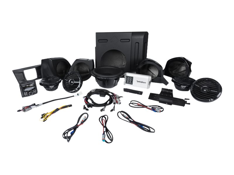 Rockford Fosgate YXZSTAGE5 ATV digital receiver indash 50 Watts x 4 with four 6.5