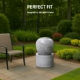 thumbnail image 3 of Outdoor Cement Fountain: Modern Urn Design Antique Gray Garden Decor with Soothing Water Flow for Suburban Estates, 3 of 6