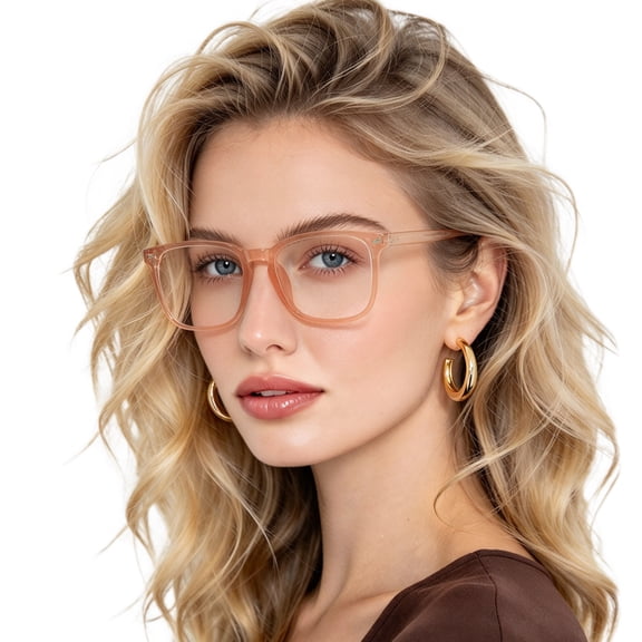 MARE AZZURO Computer Reading Glasses Women UV400 Blue Light Blocking Readers Anti Eye Strain, Coffee