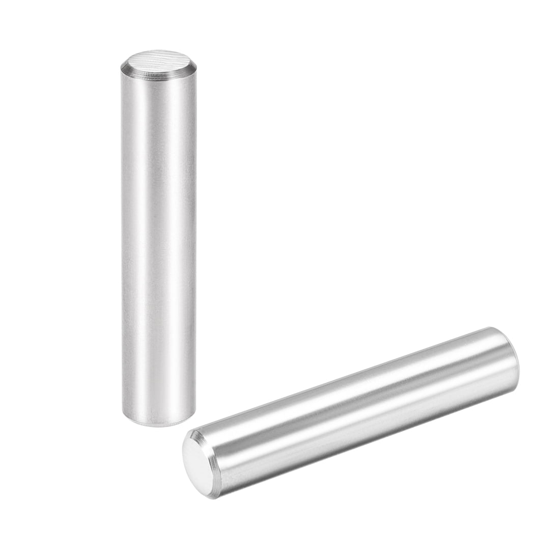 uxcell 3Pcs 10mm X 50mm Dowel Pin 304 Stainless Steel Cylindrical Shelf Support Pin Fasten Elements Silver Tone 