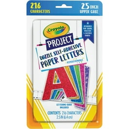 Crayola Self-adhesive Paper Letters - Self-adhesive - 2.50 Crayola Self-adhesive Paper Letters - Self-adhesive - 2.50