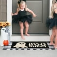 thumbnail image 6 of Halloween Door Mat,Boo Ghost Funny Halloween Saying Outdoor Mats for Front Door,Halloween Indoor Entrance Non-Slip Doormat Entryway Welcome Rubber Mats for Front Porch Decor 30" x 17", 6 of 6