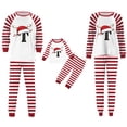 thumbnail image 5 of mgoYE Family Matching Pajamas Winter Christmas Pajamas for Family Matching Sets 2025 Initials Letters Print Xmas Pj Sets Family Holiday Soft Lougewear, 5 of 6