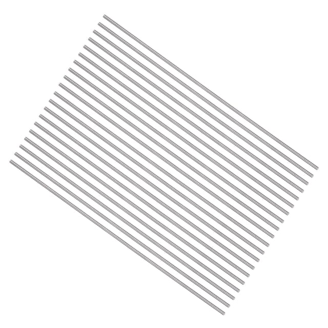 Unique Bargains Round Metal Rods 1.6mm x 150mm High Speed Steel (HSS) Lathe Bar Stock Tool 20 Pieces