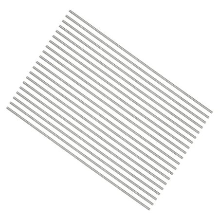 

Uxcell Round Metal Rods 1.6mm x 150mm High Speed Steel (HSS) Lathe Bar Stock Tool 20 Pieces