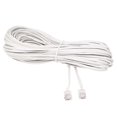 thumbnail image 1 of White Male 6P2C RJ11 Plug Telephone Fax Modem Line Cable, 14M for Landline Telephone, 1 of 3