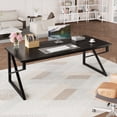 thumbnail image 4 of Vividwood 70.9-Inch Executive Desk, Heavy Duty Industrial Home Office Desk, Modern Large Computer Desk for Home Office, 500 lbs Capacity, 4 of 8