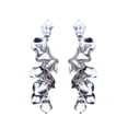 thumbnail image 1 of Pendientes Largos Pétalos de Flor Pendientes Diseño Maduro y Elegante Empalme Pendientes Pendientes, 1 of 4