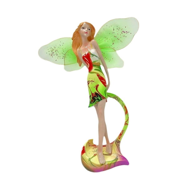 Figura de resina para jardín de hadas, adorno decorativo para balcón, mariposa creativa y bonita Estilo A