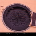 thumbnail image 4 of Tholdsy Cubierta de orificio de sonido de guitarra Bloque de silicona Amortiguador débil Folk Stop Instrumentos a prueba de polvo Accesorio Cables de audio/vídeo Negro, 4 of 6
