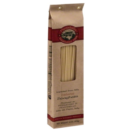 MONTEBELLO, ORGANIC SPAGHETTI, ITALIAN MACARONI PRODUCT