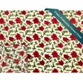 thumbnail image 5 of PAVILIA Christmas Throw Blanket | Poinsettia Flower Christmas Fleece Blanket | Soft, Plush, Warm Winter Cabin Throw, 50x60 (Poinsettia Cream), 5 of 7