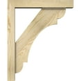 thumbnail image 3 of Ekena Millwork 4"W x 18"D x 22"H Olympic Block Rough Sawn Bracket w/ Offset Brace, Douglas Fir, 3 of 25