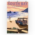 thumbnail image 2 of South Bay, California, Woody on Beach (24x36 Giclee Gallery Art Print, Vivid Textured Wall Decor), 2 of 3