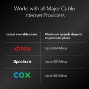 NETGEAR Nighthawk Cable Modem and WiFi 5 Router Combo (C7000) - Compatible with All Major Cable Providers incl. Xfinity & Cox - Cable Plans up to 800Mbps - AC1900 (Up to 1.9Gbps) - DOCSIS 3.0