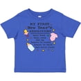 thumbnail image 3 of Inktastic My First New Years Resolutions with Baby Clip Art and Stars Girls Toddler T-Shirt, 3 of 5
