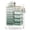 Gradient Green+White, variant on Costway 15-Drawer Rolling Cart with Pegboard, 2 Locking Brakes, Metal Frame for Home White