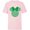 Soft Pink, variant on Disney Minnie Mouse Green 4-Leaf Clovers St. Patrick's Day - Short Sleeve T-Shirt for Kids - Customized-White