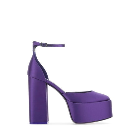

PARIS TEXAS Purple Satin Dalilah Pumps