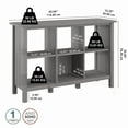 thumbnail image 2 of Bush Furniture Broadview 6 Cube Organizer in Modern Gray, 2 of 5