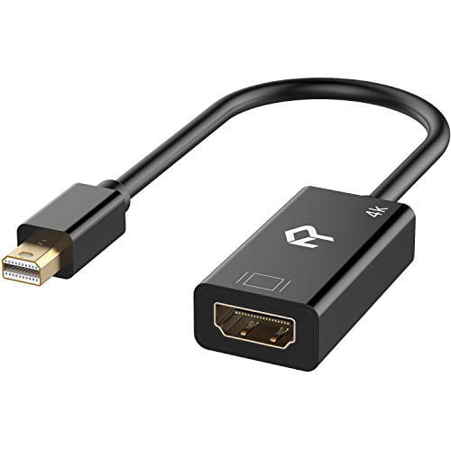 Rankie Mini DisplayPort (Mini DP) (Thunderbolt) to HDMI Adapter (Black)