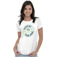 thumbnail image 4 of Working From Home Quarantine UFO Womens Slim Fit Graphic Tee Brisco Brands M, 4 of 5