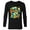 Black, variant on Disney and Pixar’s Inside Out 2 Joy & Anxiety Be Who You Are- Long Sleeve T-Shirt for Men - Customized-Navy