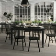 thumbnail image 6 of Flash Furniture Grace Solid Wood Dining Table 36.25" x 60" Black (KERT799BLK60), 6 of 11