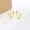 Gold, variant on 1Pair Korean Style Simple Bowknot Small Studs Earrings Fashion Exquisite Bow Ear Hoop For Women Ear Piercing Jewelry Accessories