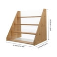 thumbnail image 2 of WHAMVOX Tiered Display Stand for Greeting Card Postcard Brochure Multi-Purpose Card Holder for Vendors Craft Shows Retail Display Counter Tabletop Organizer, 2 of 8
