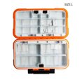 thumbnail image 3 of yingyy Tackle Box Portable Syurdy ABS Carp Fishing Baits Boxes Multifunctional Storage Case Professional BaitContainer L Orange, 3 of 6