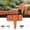 Red, variant on Imitation Stone Garden Fence - DIY Garden Edging Border, 2026 New Plastic Garden Retaining Fence, Interlocking No Dig Decorative Garden Fence with Stakes, for Yard, Patio, Outdoor