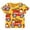 Yellow, variant on Boys Tshirts Summer Toddler Short Sleeve Cartoon Car Prints T Shirt Tops Graphic Tees Yellow 18 Months-24 Months