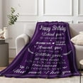 Birthday Gifts for Women Friendship Birthday Blanket Mom Birthday Gifts