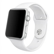 Soft Silicone Replacement Sports Band For Apple Watch - 38mm - White