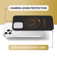 thumbnail image 6 of Case Yard Wooden Case for iPhone-12-Pro-Max Soft TPU Silicone cover Slim Fit Shockproof Wood Protective Phone Cover for Girls Boys Men and Women Supports Wireless Charging Cancer Sign Design, 6 of 7